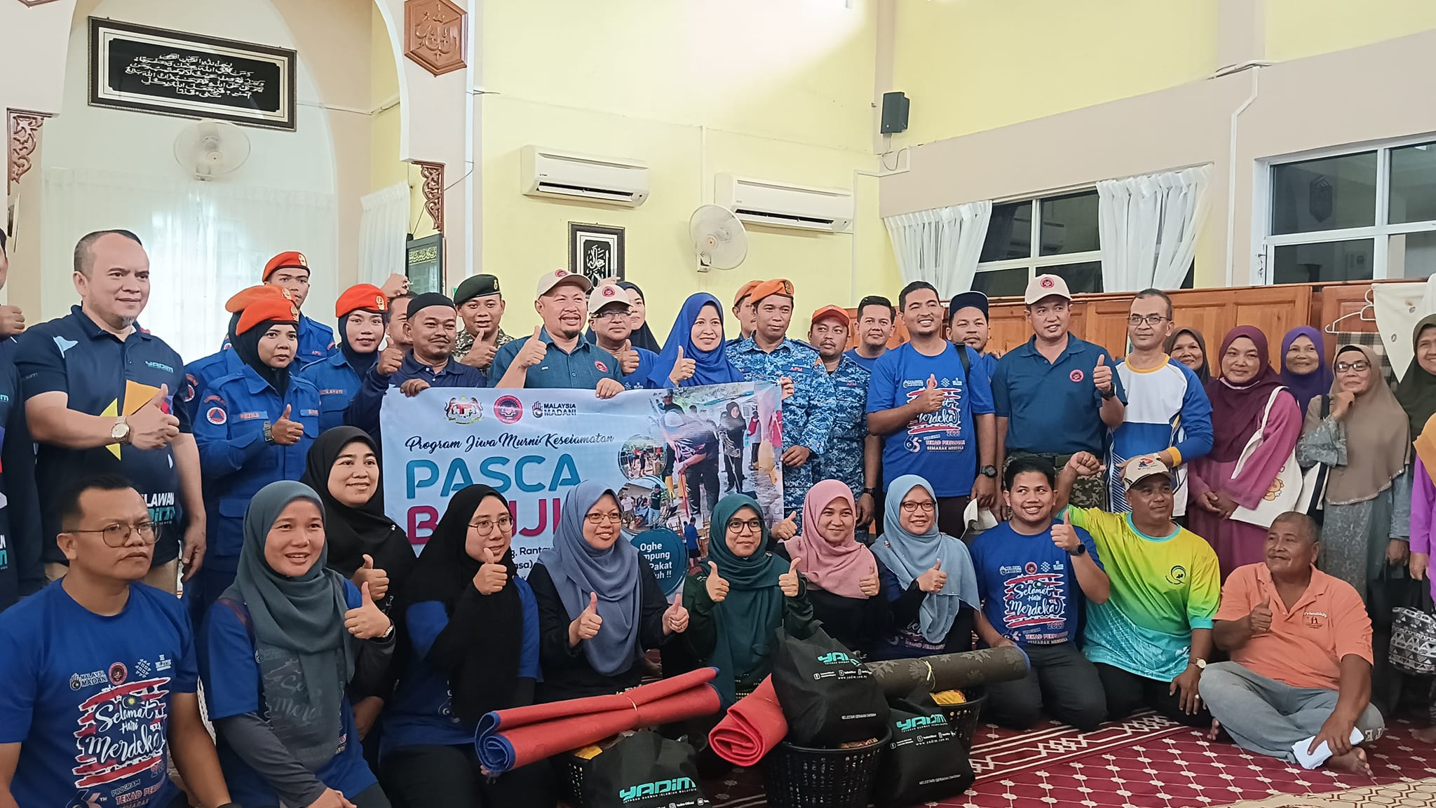 Program Jiwa Murni Pasca Banjir Lubuk Gong Rantau Panjang.