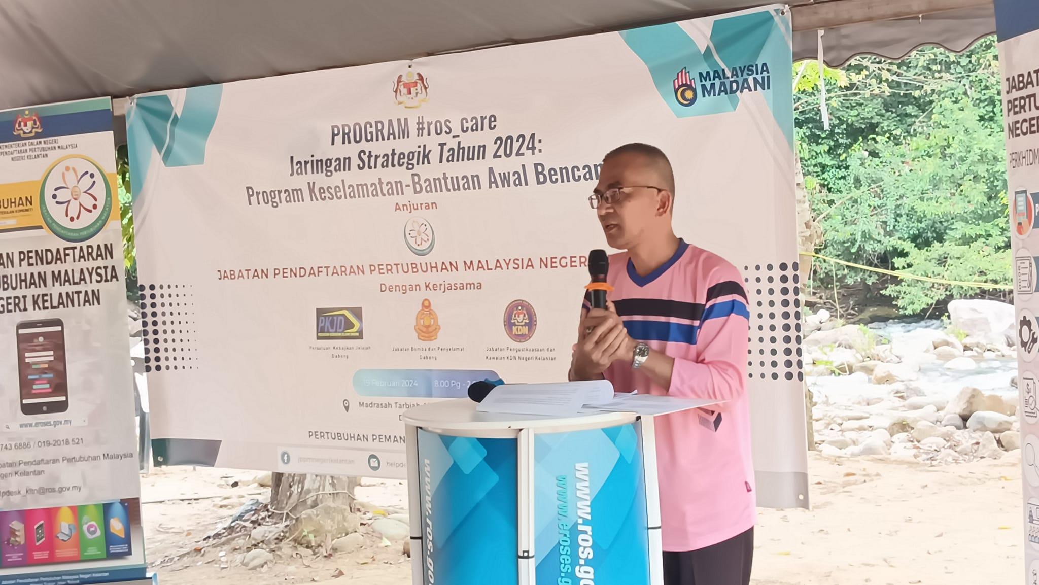 Program #ros_care Jaringan Strategik Tahun 2024 : Program Keselamatan -Bantuan Awal Bencana