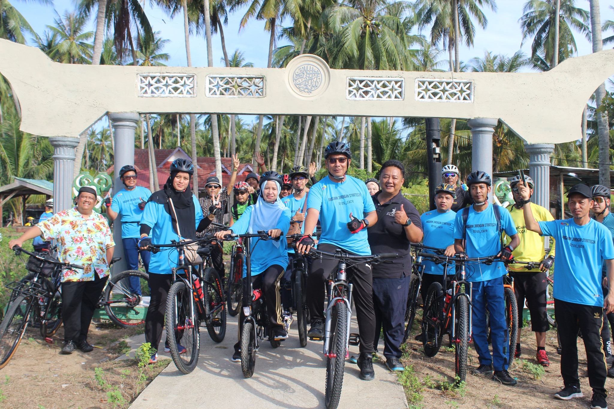 Program Kayuhan Basikal Bersama YBhg. Dato' Mohd Zulfikar Bin Ahmad, Ketua Pengarah Jabatan Pendaftaran Pertubuhan Malaysia (JPPM) bersama Kakitangan JPPM Negeri Kelantan, Group Gatih Amal (GGA), Agensi dan Pertubuhan yang terlibat