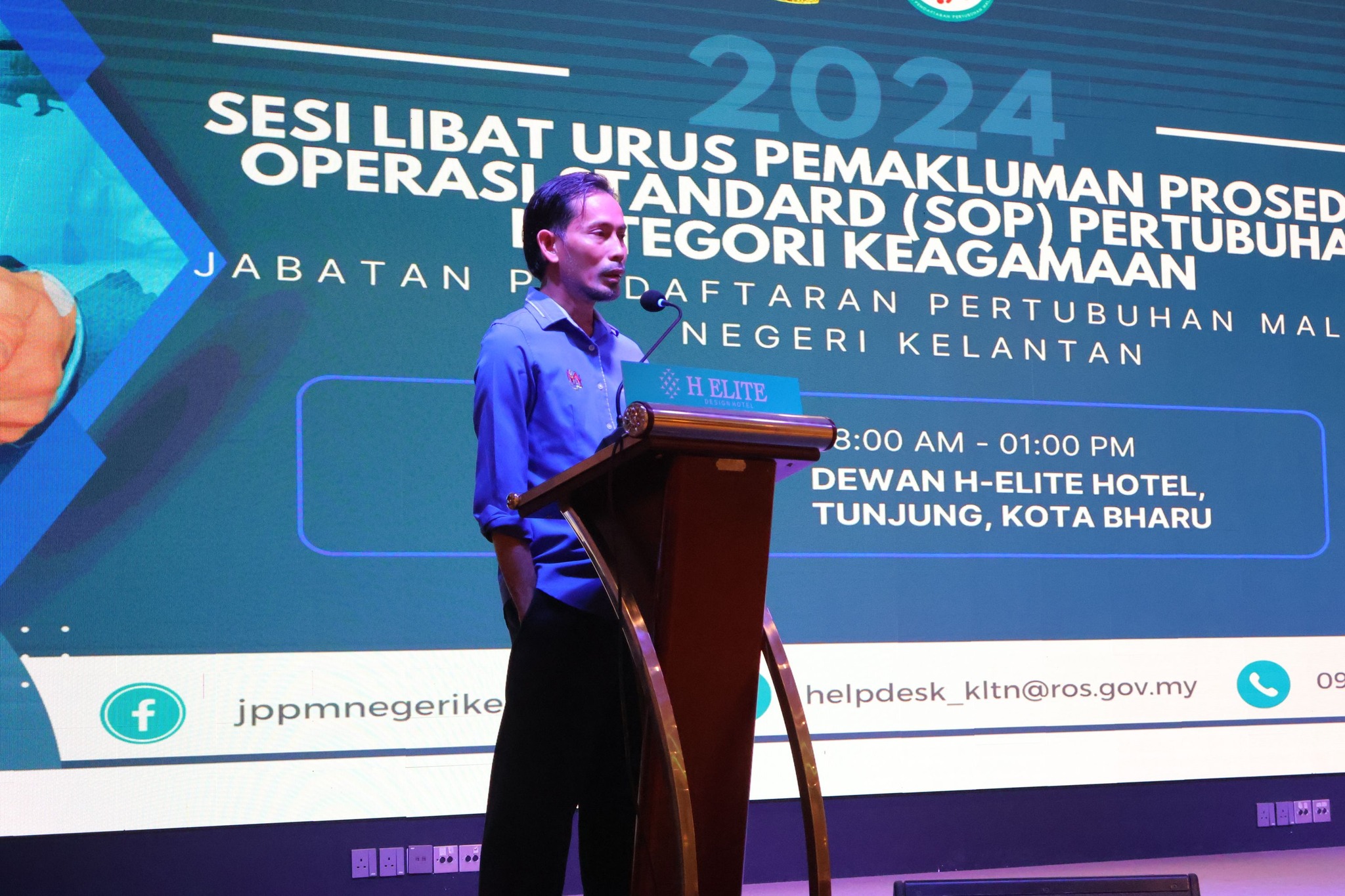 SESI LIBAT URUS PEMAKLUMAN PROSEDUR OPERASI STANDARD (SOP) PERTUBUHAN KATEGORI KEAGAMAAN DI BAWAH JABATAN PENDAFTARAN PERTUBUHAN MALAYSIA NEGERI KELANTAN BERSAMA PERTUBUHAN BAGI KATEGORI KEAGAMAAN.