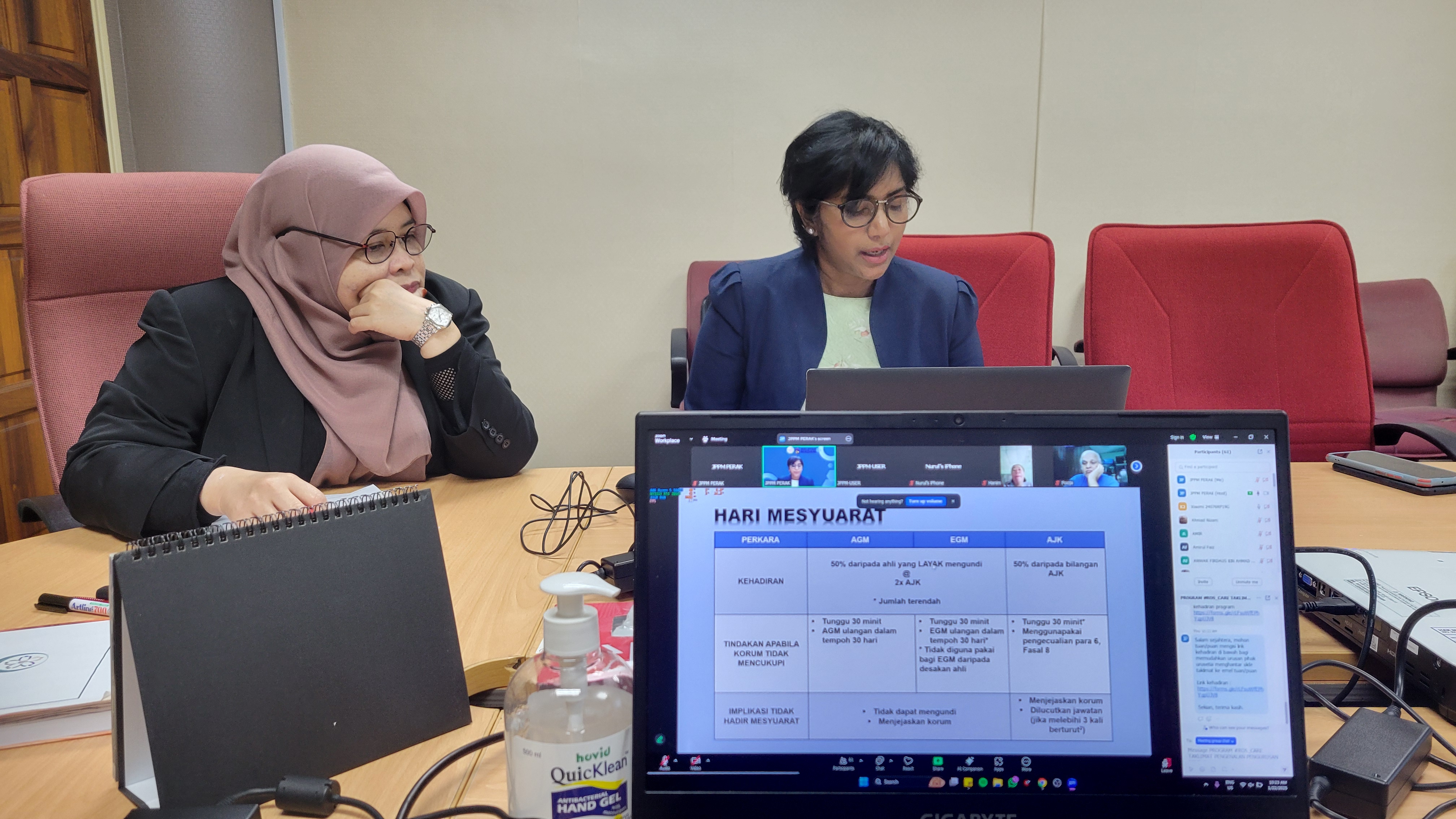 Sesi penyampaian taklimat