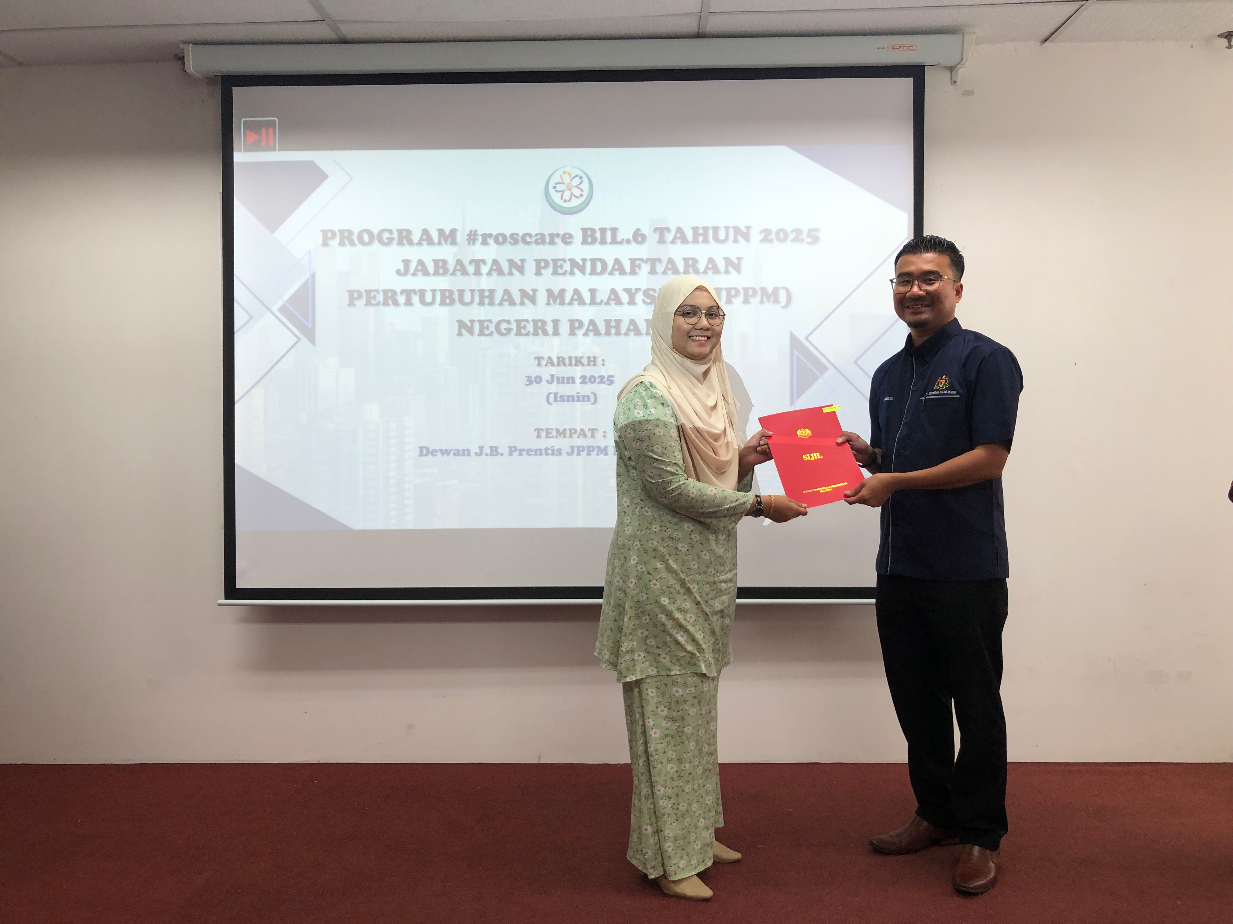 PROGRAM #ROSCARE BIL.6 TAHUN 2025 DAERAH KUANTAN, PAHANG