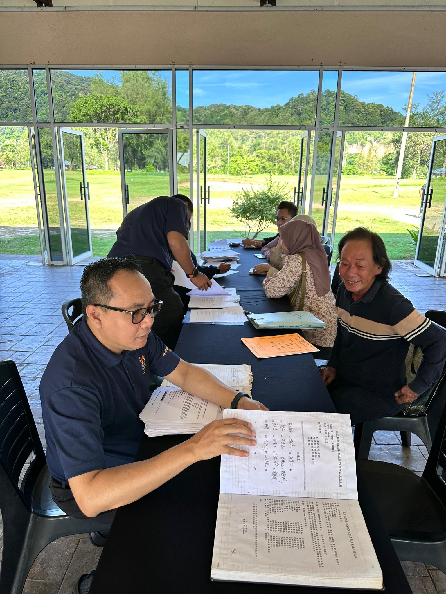 Pemeriksaan Bernotis Jabatan Pendaftaran Pertubuhan Malaysia (JPPM) Negeri Terengganu Berkolaborasi Bersama Bahagian Penguatkuasaan dan Kawalan, Kementerian Dalam Negeri (KDN) di Kelab Golf Desa Dungun