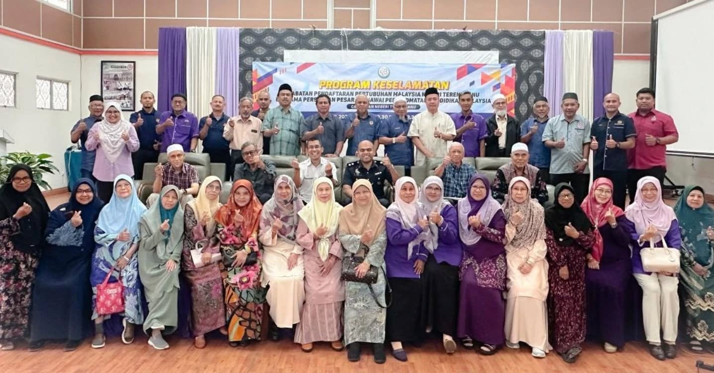 Program Keselamatan Jabatan Pendaftaran Pertubuhan Malaysia Negeri Terengganu Bersama Persatuan Pesara Pegawai Perkhidmatan Pendidikan Malaysia (PPPPPM) Cawangan Negeri Terengganu.