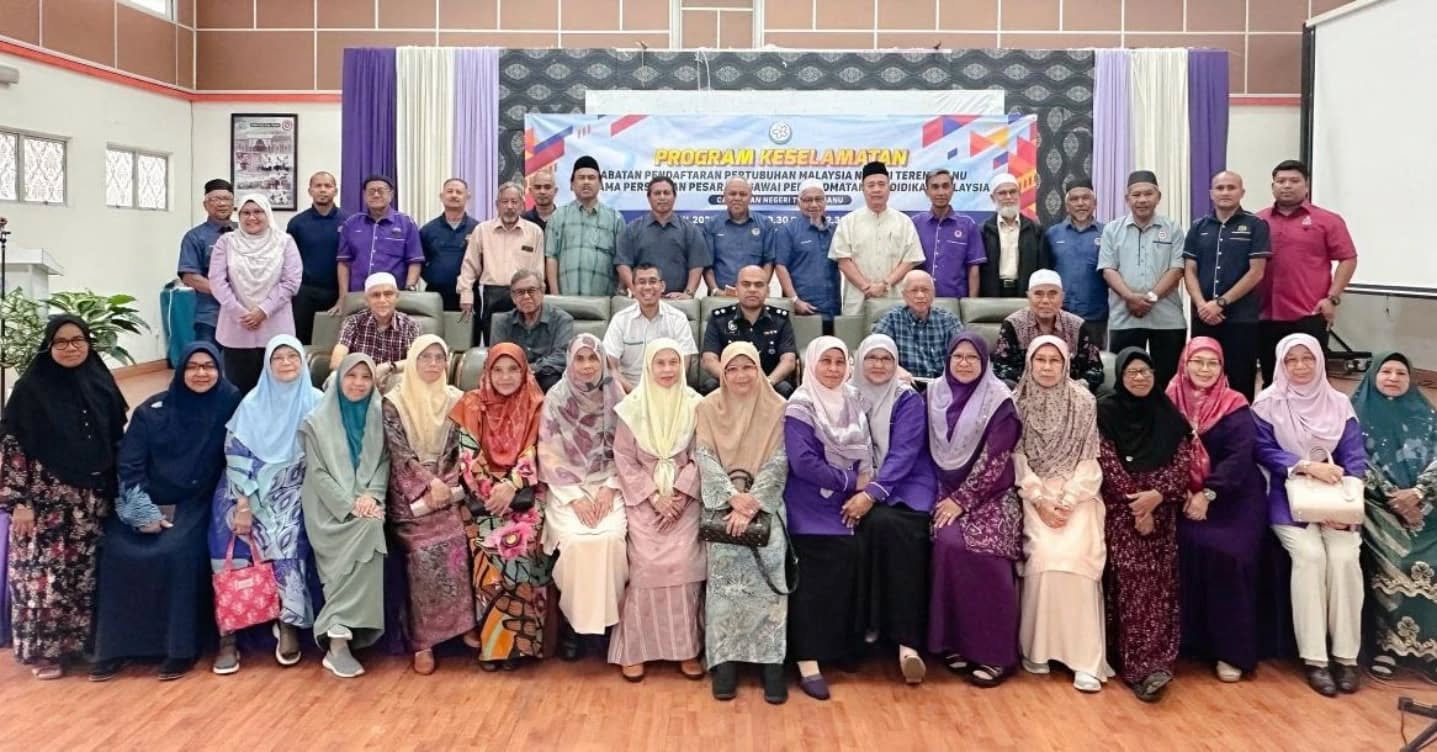 Program Keselamatan Jabatan Pendaftaran Pertubuhan Malaysia Negeri Terengganu Bersama Persatuan Pesara Pegawai Perkhidmatan Pendidikan Malaysia (PPPPPM) Cawangan Negeri Terengganu.