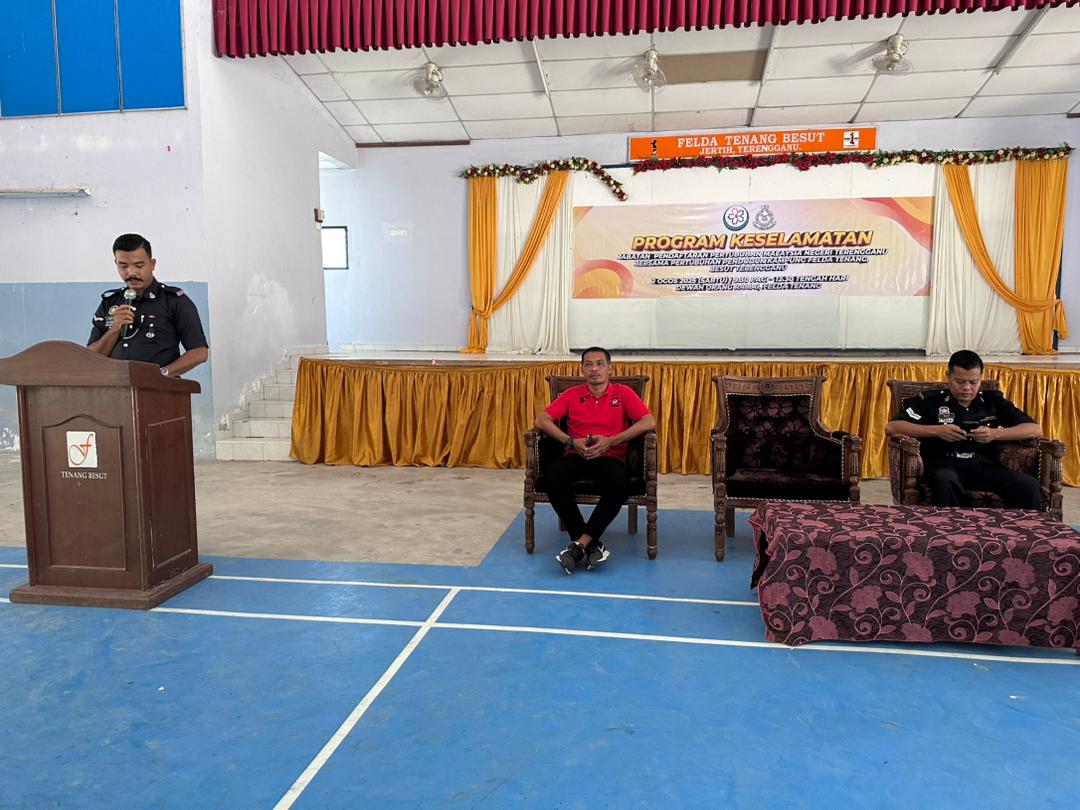 Program Keselamatan Jabatan Pendaftaran Pertubuhan Malaysia Negeri Terengganu Bersama Pertubuhan Penduduk Kampung Felda Tenang, Besut Terengganu.