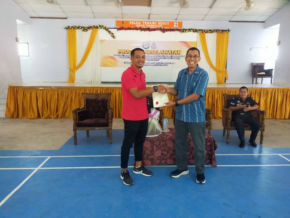 Program Keselamatan Jabatan Pendaftaran Pertubuhan Malaysia Negeri Terengganu Bersama Pertubuhan Penduduk Kampung Felda Tenang, Besut Terengganu.