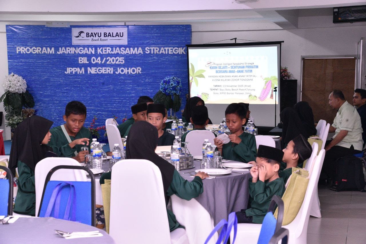 ANAK-ANAK DARI PERTUBUHAN YAYASAN KEBAJIKAN ANAK-ANAK YATIM JOHOR TENGGARA.