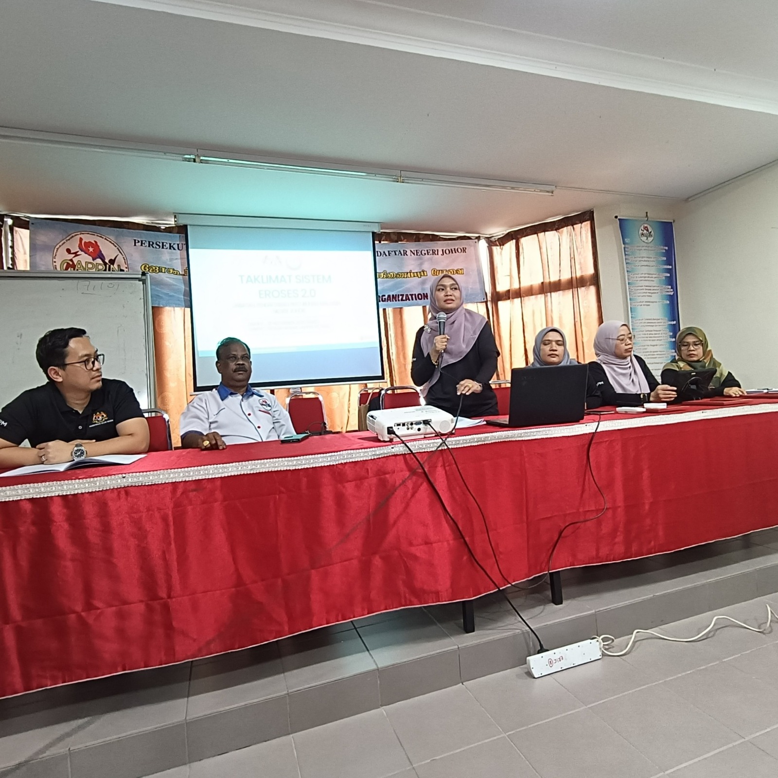PENERANGAN DARIPADA JPPM JOHOR BERKENAAN SISTEM eRoses BAHARU VERSI 2.0 KEPADA AHLI-AHLI PERSATUAN INDIA MALAYSIA (GAPPIN MALAYSIA).