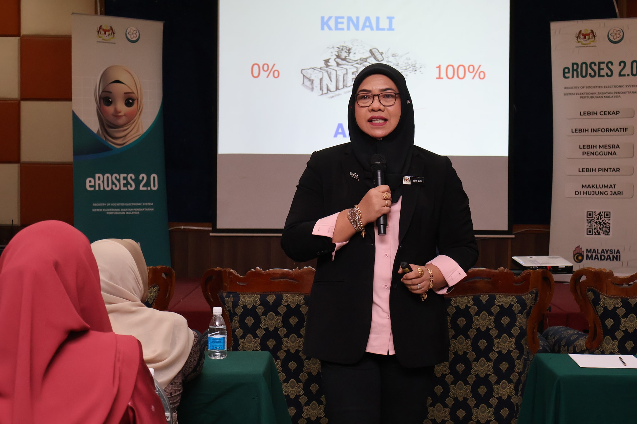 slot “Governance Berintegriti, Rasuah Dibenci” oleh Puan Wan Siti Junaida binti Ismail, Ketua Cawangan Pendidikan Masyarakat, SPRM Kelantan pula telah memberi penekanan terhadap kepentingan integriti dalam pengurusan pertubuhan