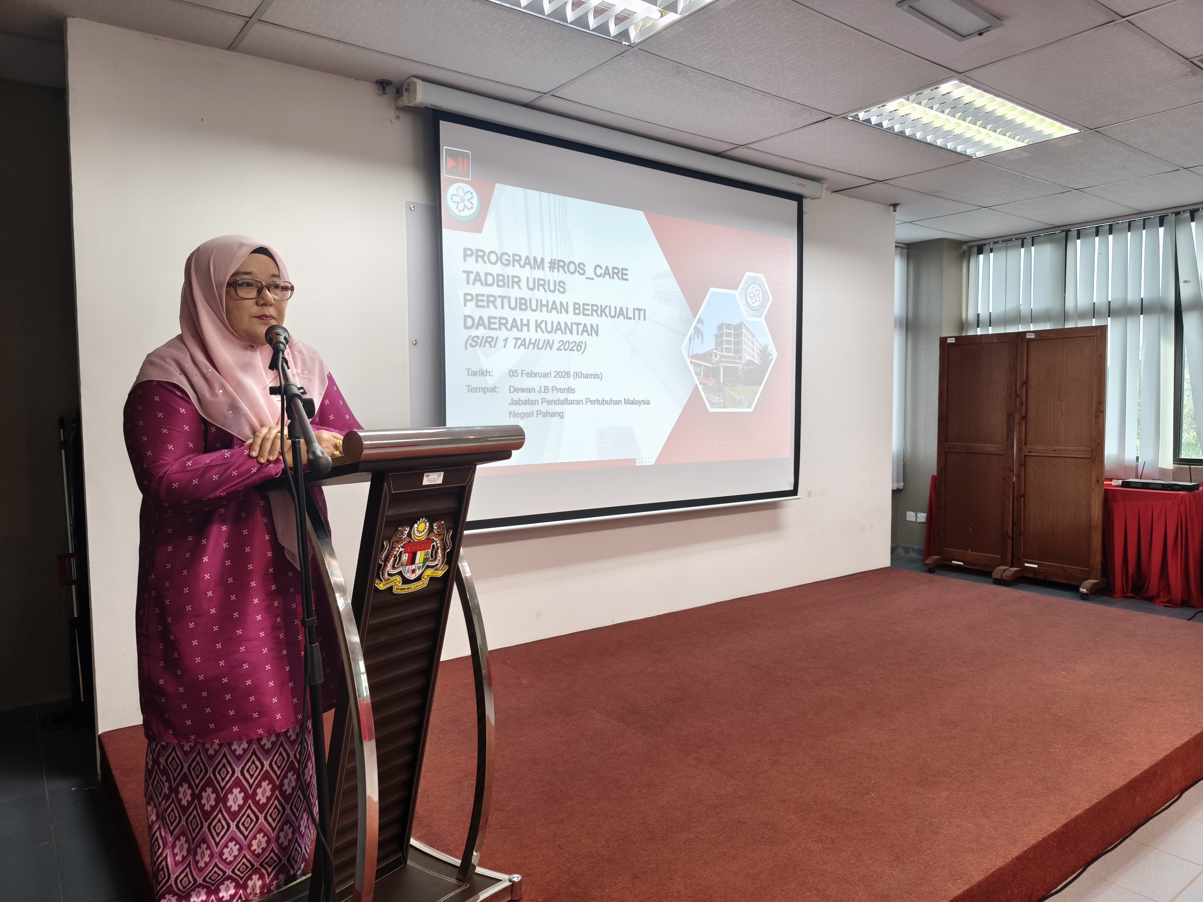 PROGRAM #ROS_CARE TADBIR URUS PERTUBUHAN BERKUALITI DAERAH KUANTAN (SIRI 1 TAHUN 2026)