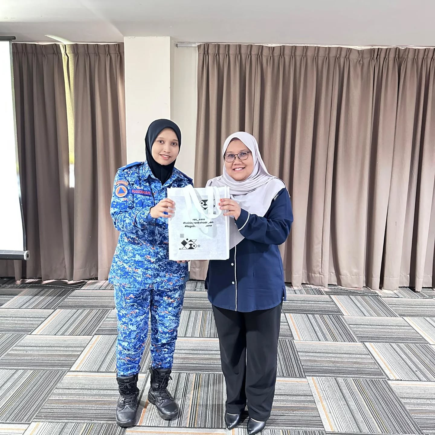 Program Keselamatan Jabatan Pendaftaran Pertubuhan Malaysia (JPPM) Negeri Terengganu Bersama Angkatan Pertahanan Awam Daerah Dungun dan Pertubuhan Berdaftar Di Daerah Dungun dan Kemaman, Terengganu.