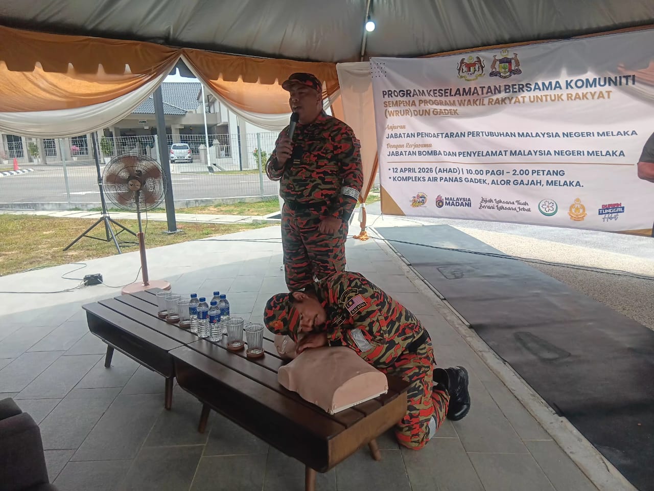 Program Keselamatan Bersama Komuniti Dengan Kerjasama Jabatan Bomba Dan Penyelamat Malaysia Melaka