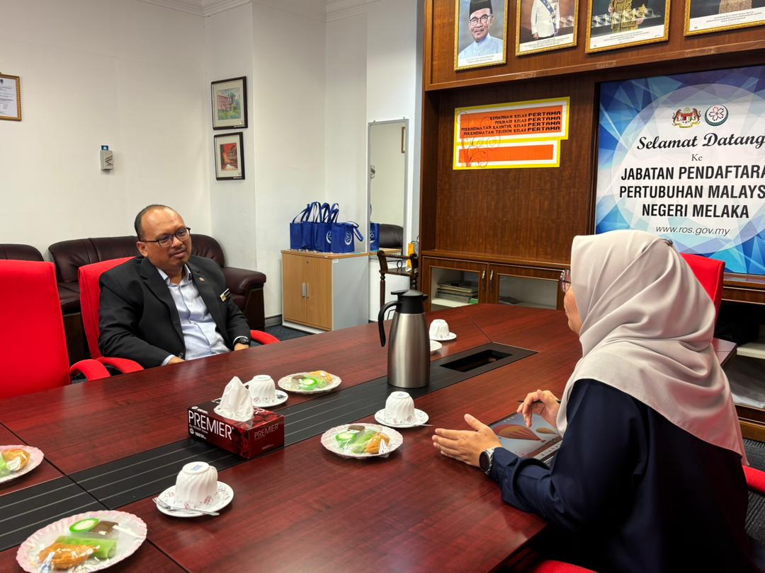 Kunjungan Hormat Majlis Keselamatan Negara Negeri Melaka Ke Jabatan Pendaftaran Pertubuhan Malaysia Negeri Melaka